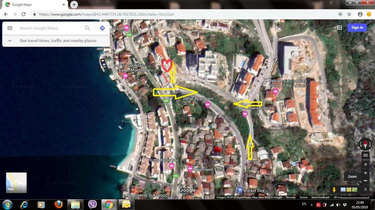 Absolute Apartman Kotor Exteriör bild